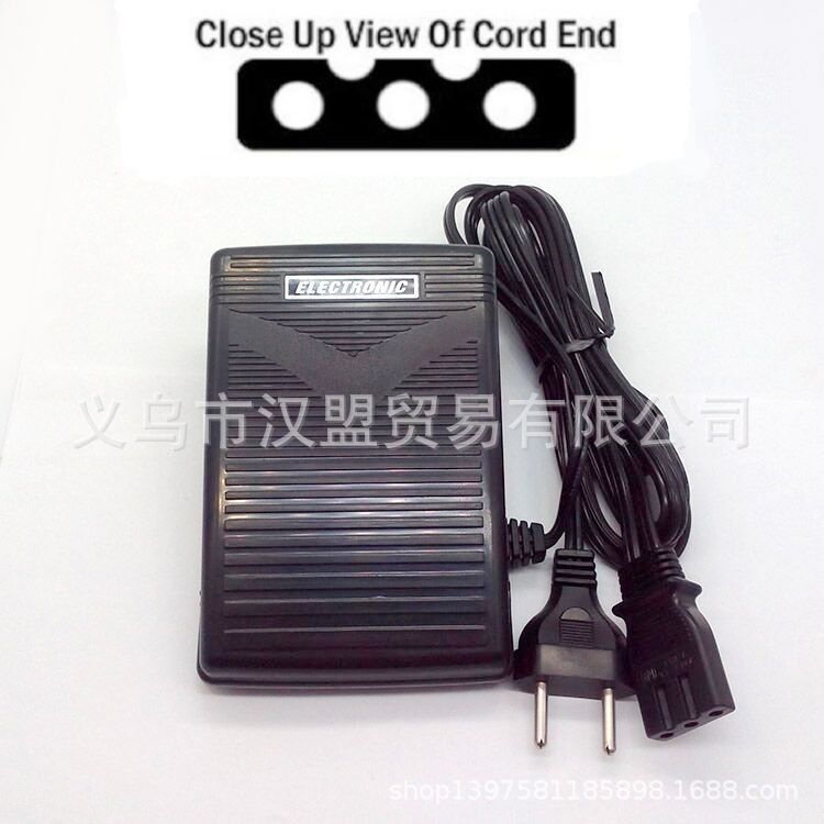 家用多功能缝纫机 欧插适用百福胜家BABYLOCK机型脚踏板4C-316B