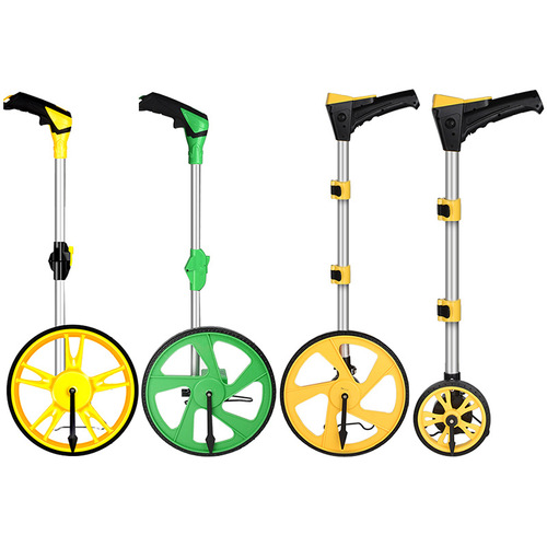 Distance measuring wheel hand push roller distance meter road measuring machine mechanical digital display outdoor rolling push ruler engineering measuring ruler