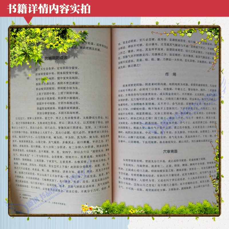 Книга по фэн-шуй Драконной точки: поиск драконьих точек, воды стоят к инь и ян дому, выбрать книги Джилуанлуань о Ци Фэншуй