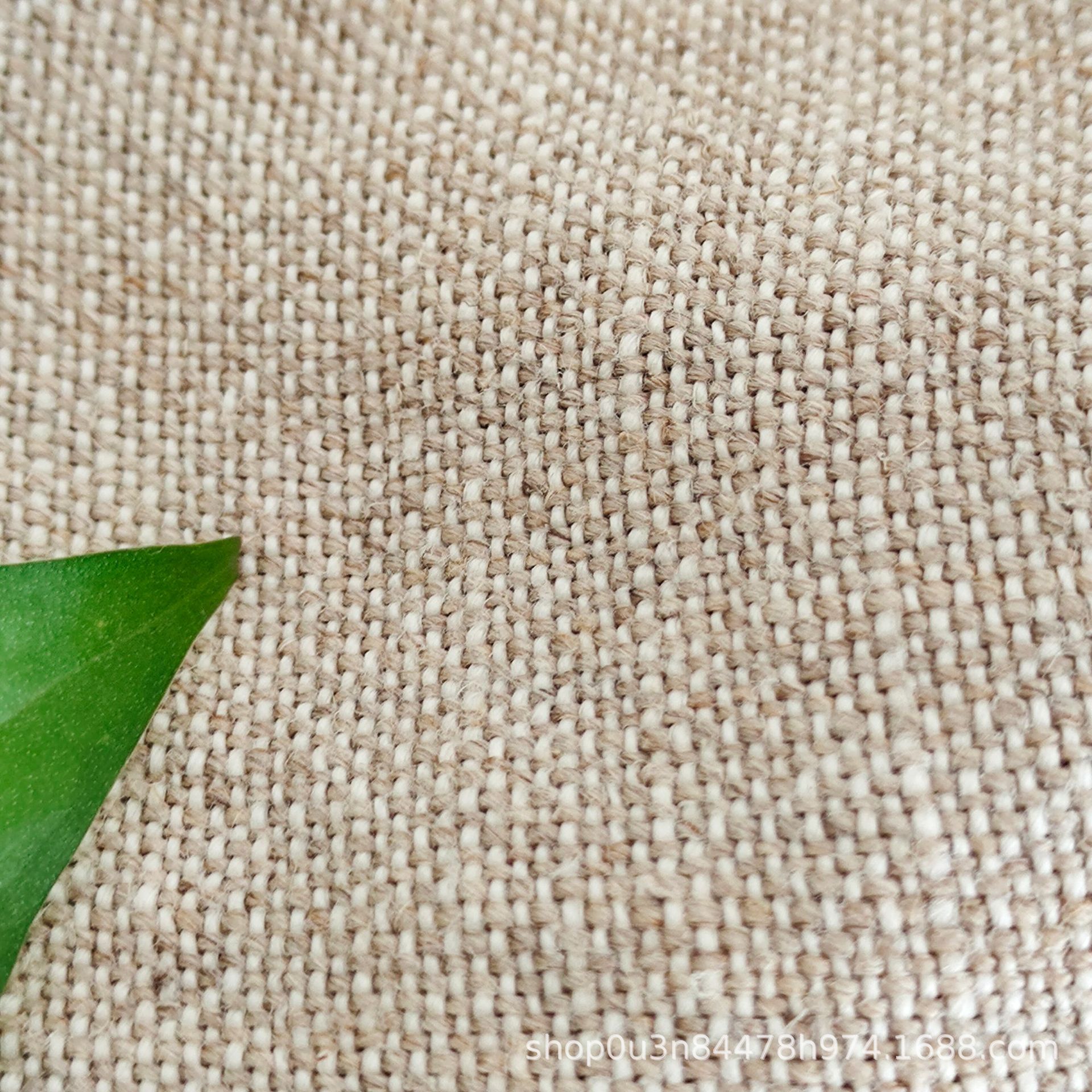亚麻厚重单原色沙发面料 纯亚麻酵素原色布 厚重亚麻本色窗帘布料-阿里巴巴