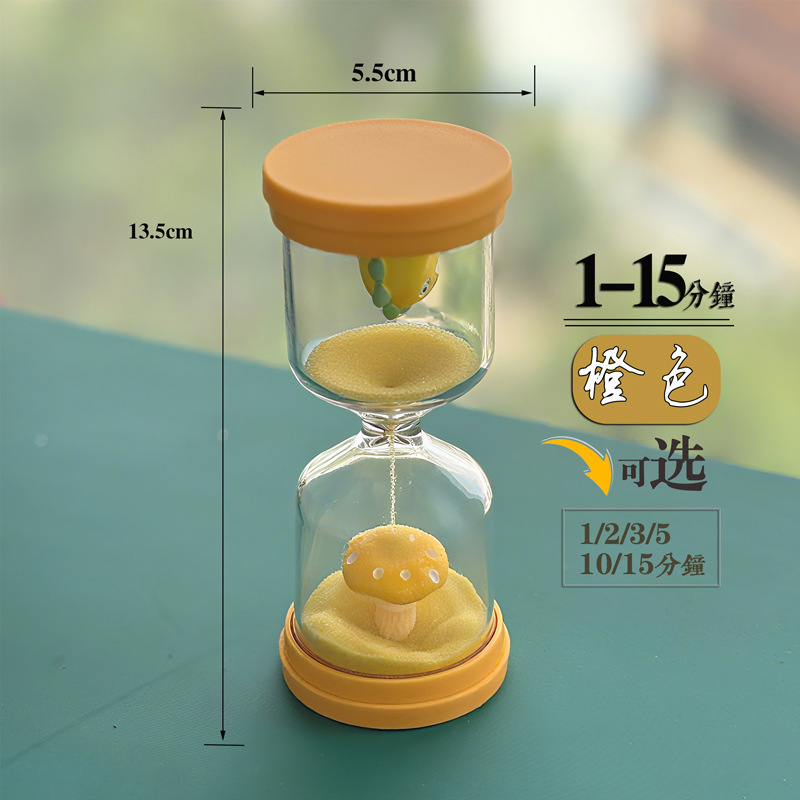 Cartoon Doll Dinosaur Hourglass Timer 3-30 Minutes Kidsren's Learning Sand Bottle Desktop Decoration Creative Hourglass