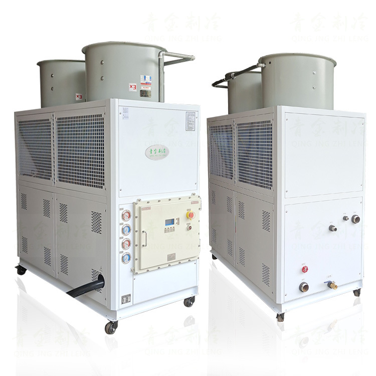 25匹大功率防爆冷油机 风冷一体式防爆冷油机 青金制冷品牌冷油机