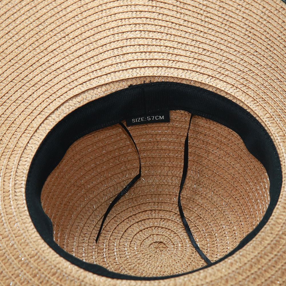 European and American Instagram Style Oversized Straw Hat for Women's Foldable Vacation Beach Hat, 70cm Large Brim Sun Protection and Sunshade Hat_voghion.com