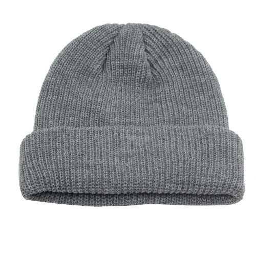 Cross-border new winter warm solid color knit woolen hat for men and women, fashionable and versatile, stylish landlord hat, trendy flat cap