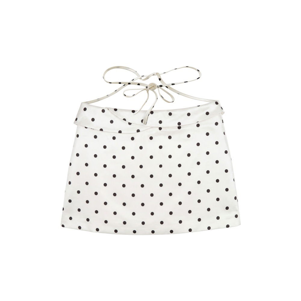 2026 Women's Clothing Summer Temperament Slimming Age-reducing Skirt Polka Dot Anti-light A-word Short Skirt Trouser Skirt_ecoleips.com
