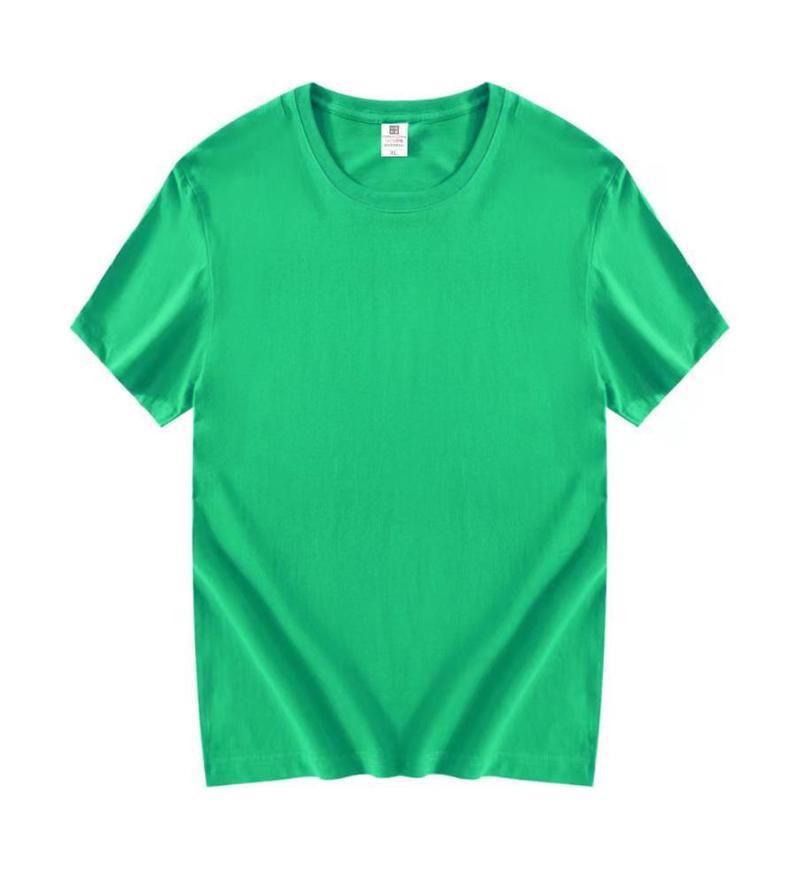 Tiger 180G peinado algodón de cuello redondo T-shirt de manga corta impresión de verano coreano ropa de trabajo de hombres y mujeres camisa publicitaria personalizada