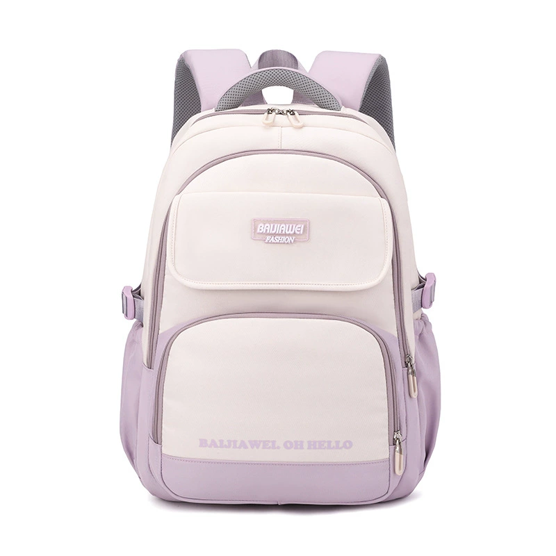 Ultra light capacious backpack, for secondary school, 2025 years, Korean style