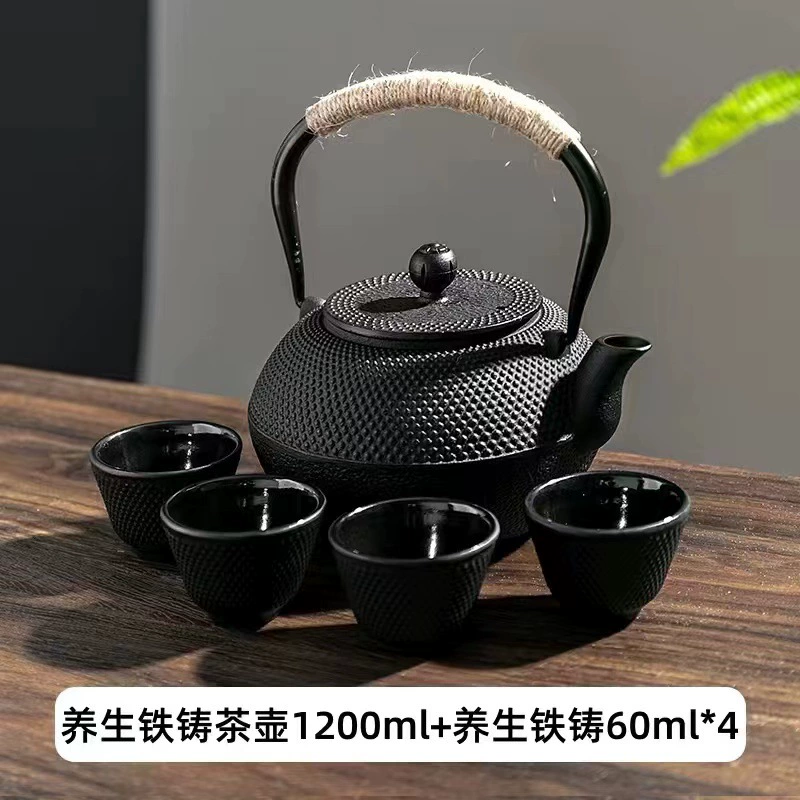 Teapot, cloak, retro Japanese tea set