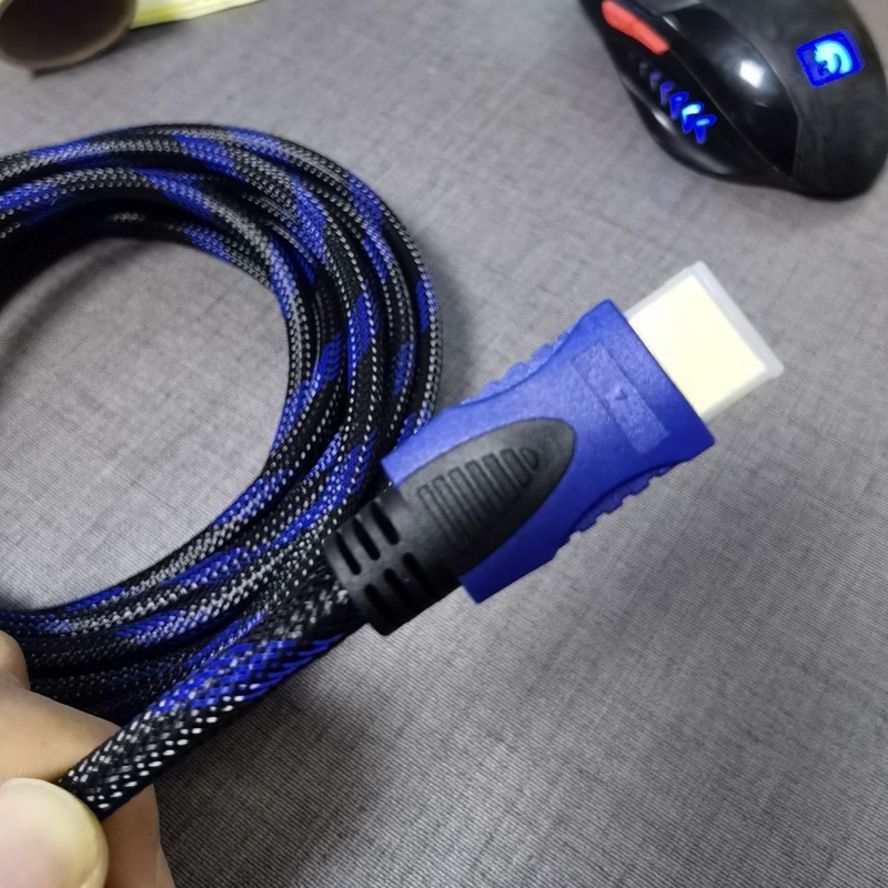 メーカーのカスタマイズされたスポットニュートラルバージョン 1.4 金メッキ HDMI 高解像度ケーブル青と黒のネットワーク TV マッチングケーブルコンピュータ周辺機器|undefined