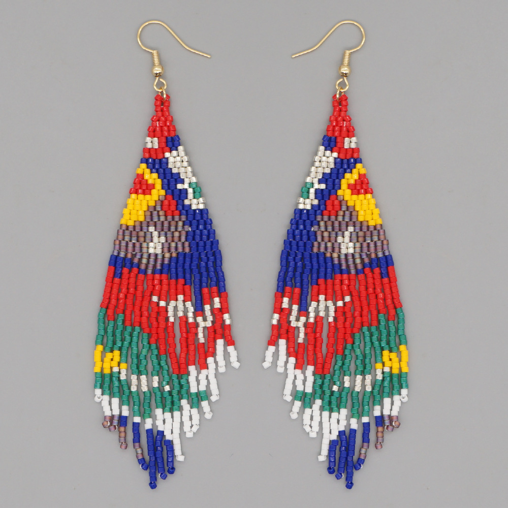 Cross-border Direct Supply Ins Special-interest Design Pastoral Style Earrings Trendy Design All-match Fashion Earrings Female Wholesale display picture 5