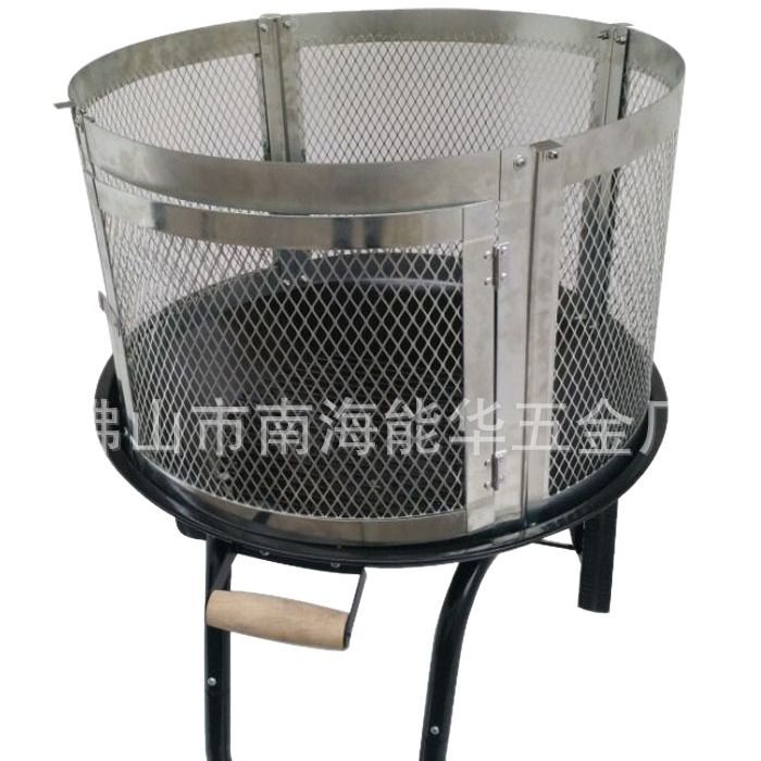 Fábrica se especializa en la producción de grandes al aire libre brasero de carbón calentador hogar estufa redonda por mayor