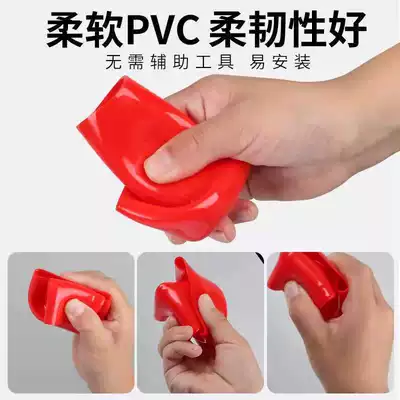 Insulating Cap Positive and Negative – Car on the line of fire