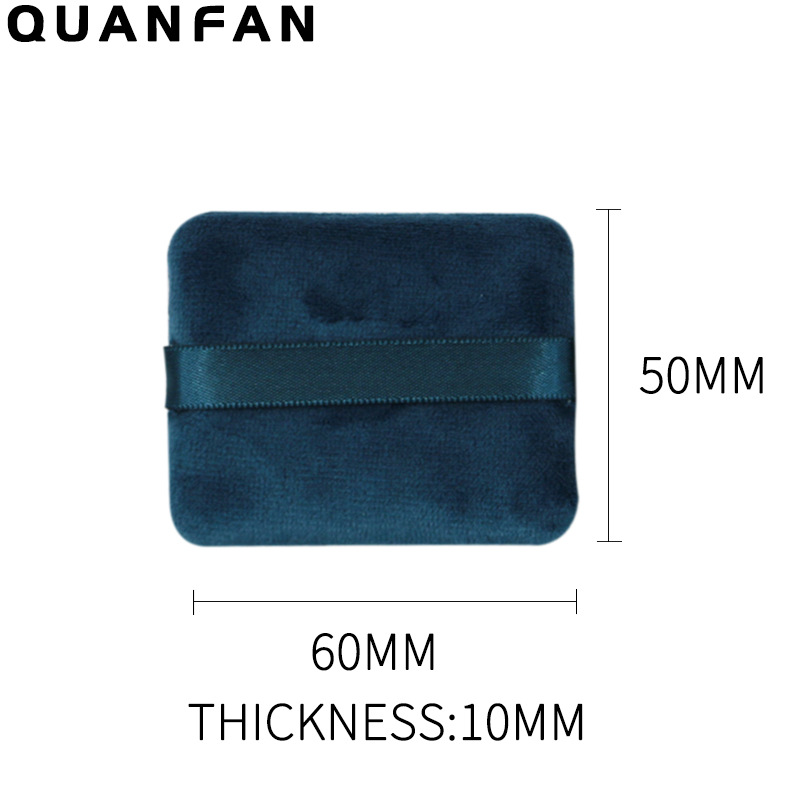 Suministro directo transfronterizo triángulo pequeño cuadrado redondo corazón melocotón polvo seco miel en polvo maquillaje multicolor material de pelo corto súper suave