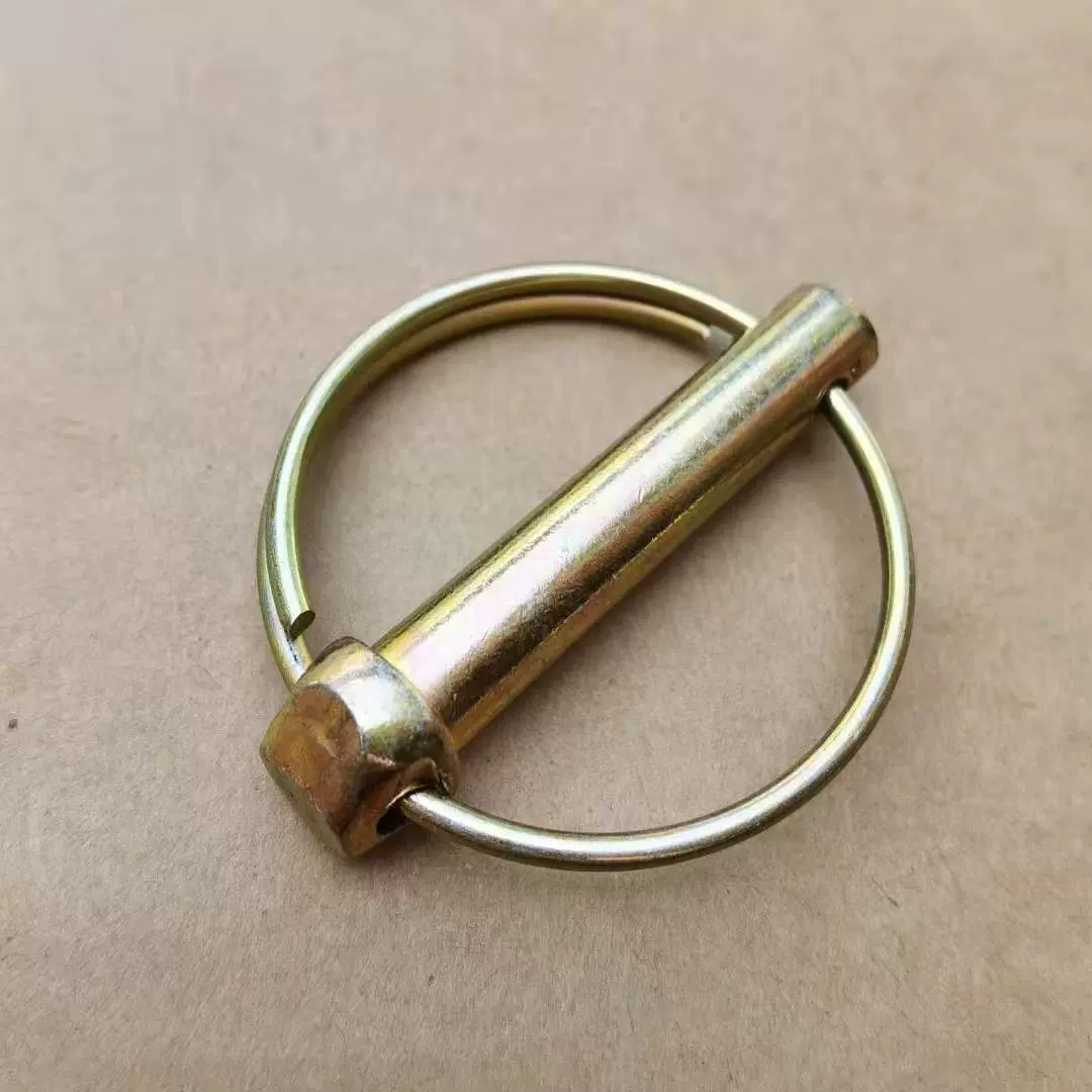 Антипотерянный замок штифт подвесный трактор сельскохозяйственный автомобиль штифт отверстие безопасности страховой штифт круглый замок штифт