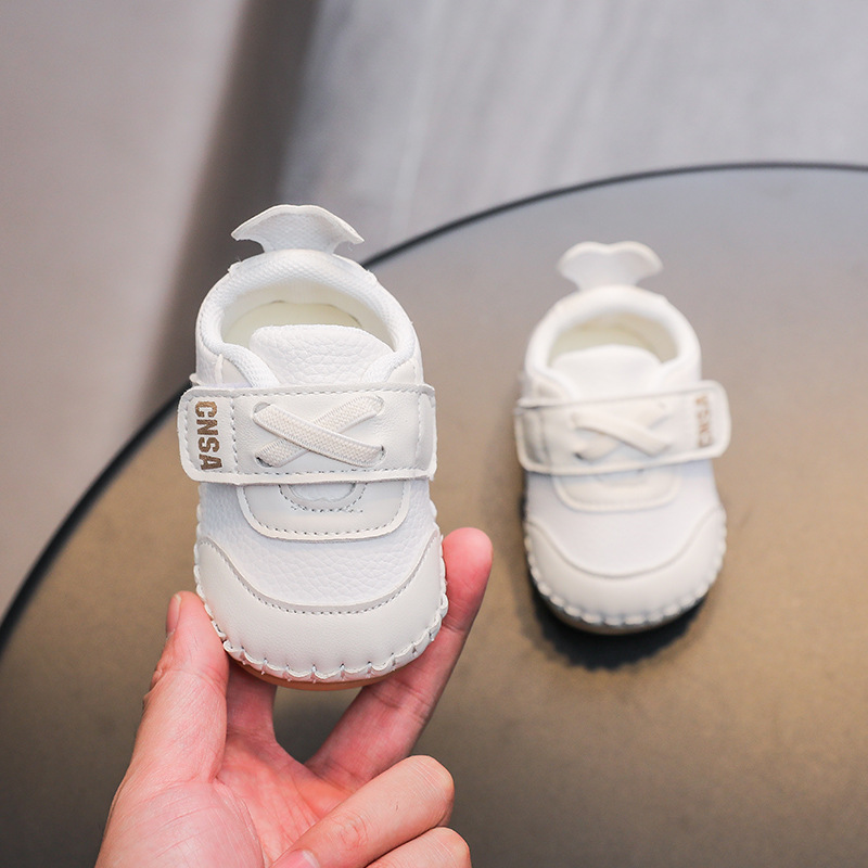 Babyschuhe für Mädchen, Frühling und Herbst, ein Jahr alte Babyschuhe, weiche Sohle, 03–6–9 Monate, Junge, Kleinkindschuhe, weiches Leder, weiche Sohle_voghion.com