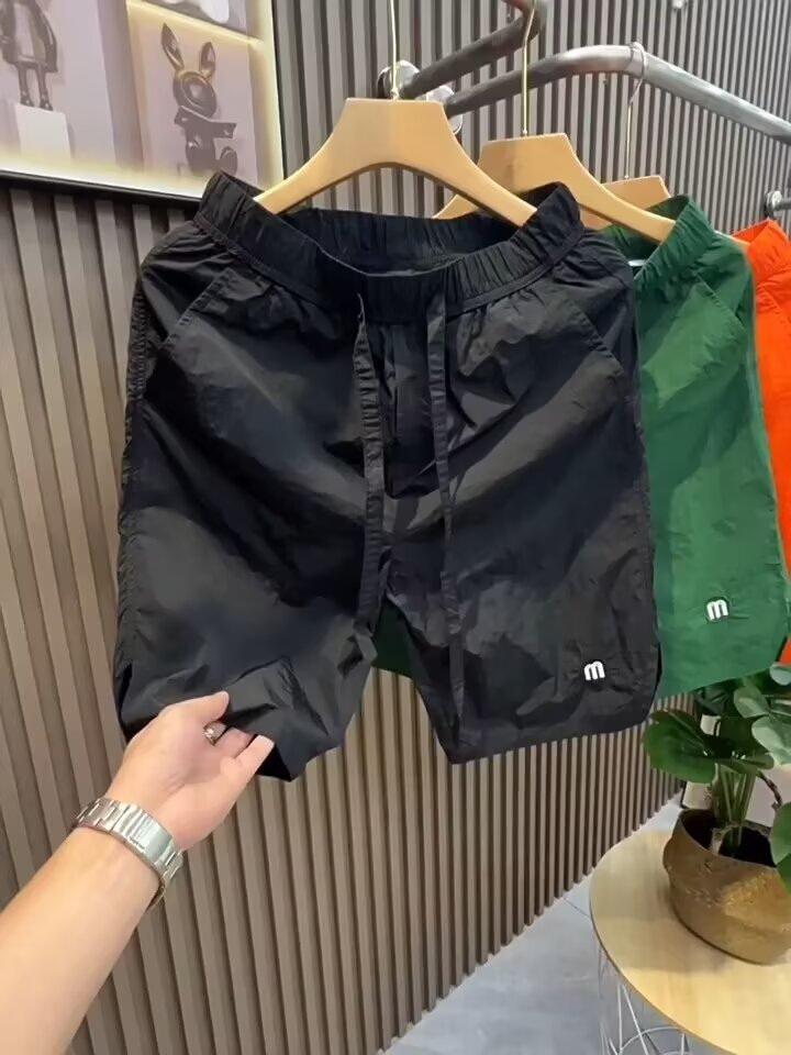 Retro Beach Shorts For Men Summer Trendy Style Multi-colour_voghion.com