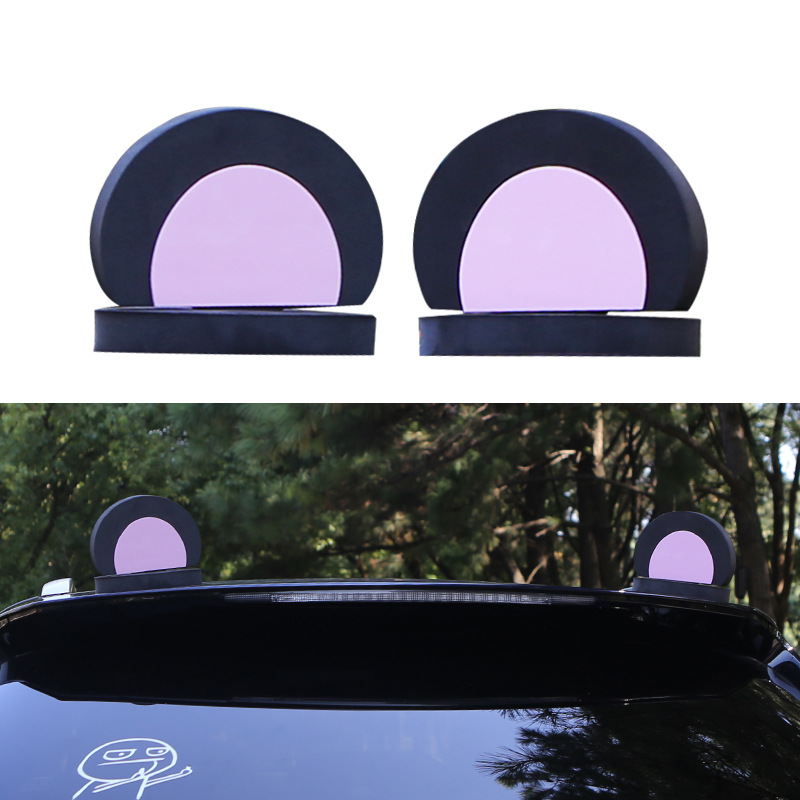 Car Roof Decoration Cat and Rabbit Ears Saplings Wuling Mini Euler Electric Car Ornaments Car Stickers