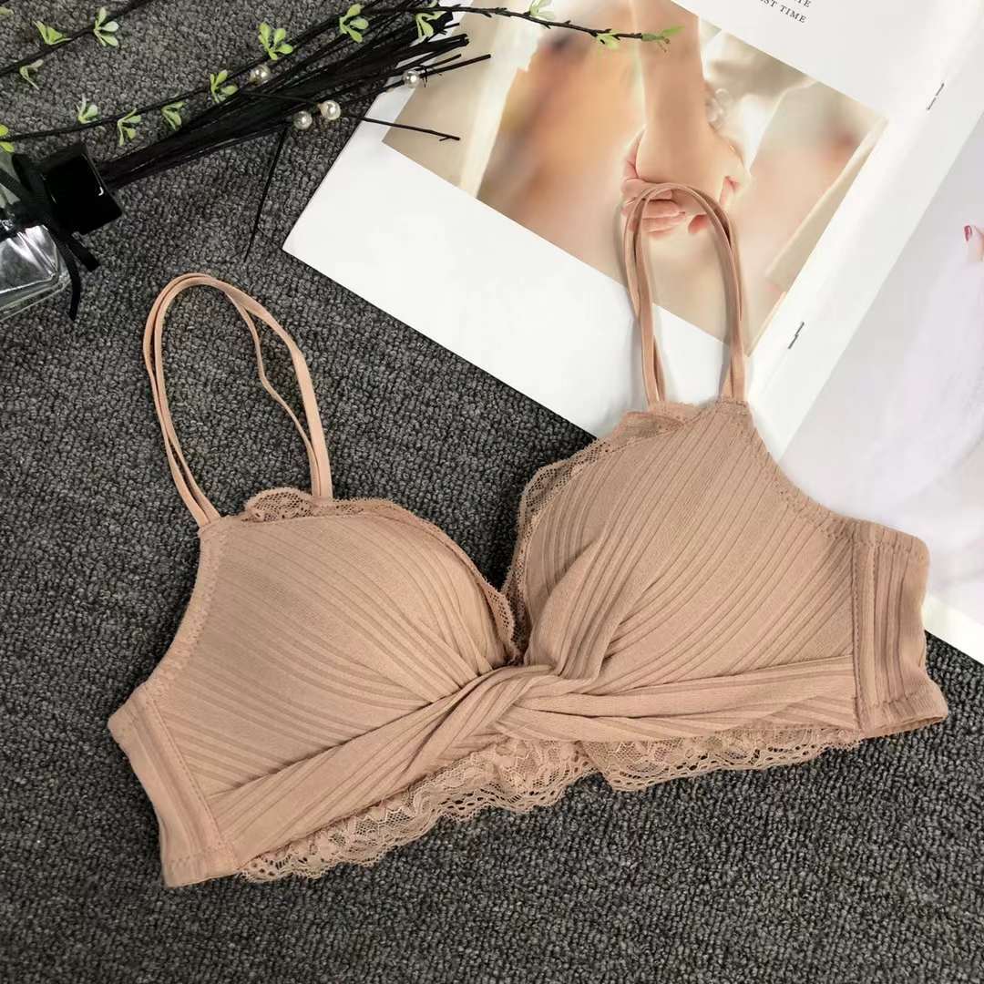 Nuevo Sujetador de encaje cintura ajustable que adelgaza la ropa interior de pecho pequeño empuja hacia arriba la ropa interior cómoda empuja hacia arriba el sujetador sin costuras
