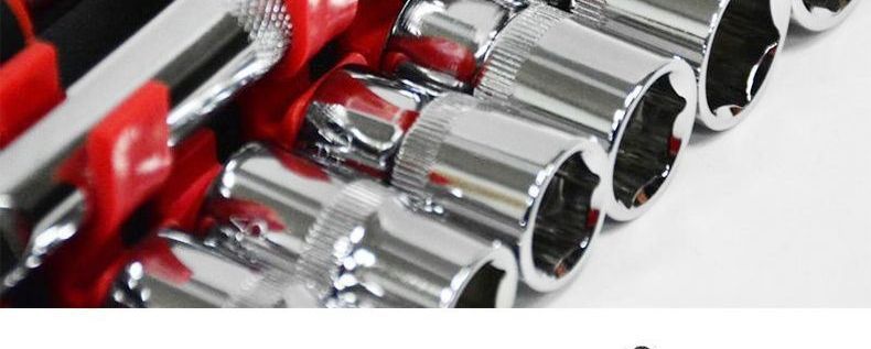 12-Piece Ratchet Wrench Set, Labor-Saving Quick Repair Socket Tool Set for Cars and Motorcycles, Manual Wrench Combination