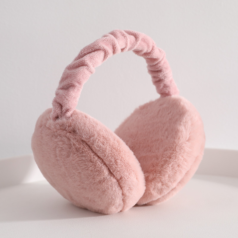 Orejeras plegables estilo coreano para estudiantes, para otoño e invierno, cálidas y resistentes al frío, para hombres y mujeres, protectores de orejas de felpa, calentadores de orejas.
