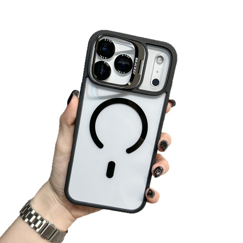 镜头支架磁吸适用iPhone17PROMAX高透手机壳苹果16镜头膜保护套15|undefined