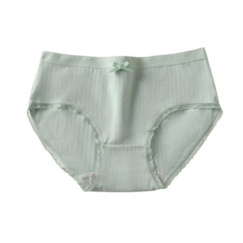 New sweet lace girl underwear women's pure cotton honeycomb antibacterial crotch underwear cute women's underwear wholesale