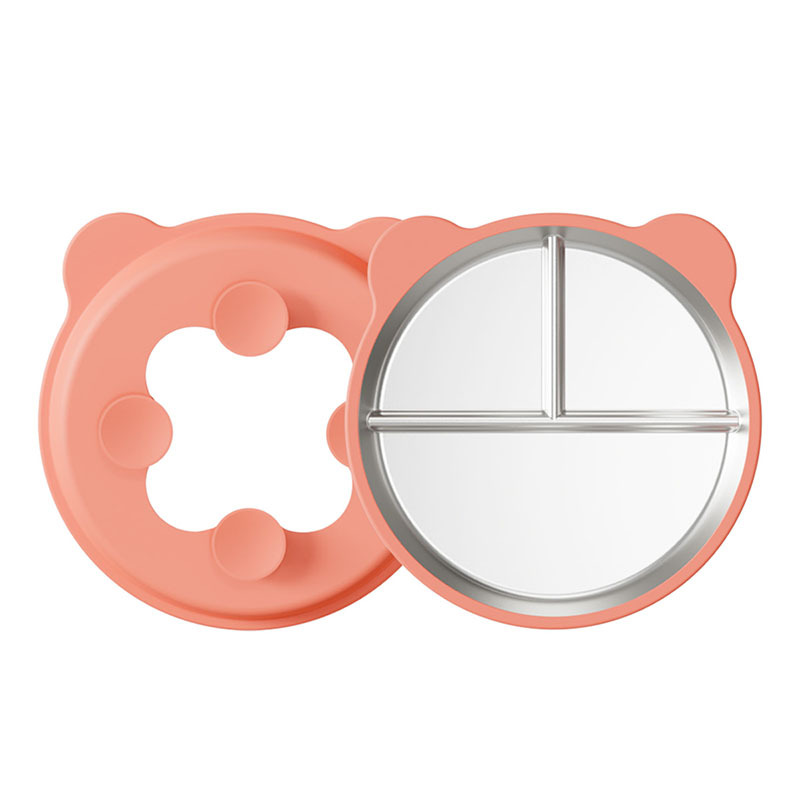 복숭아 가루 디너 플레이트