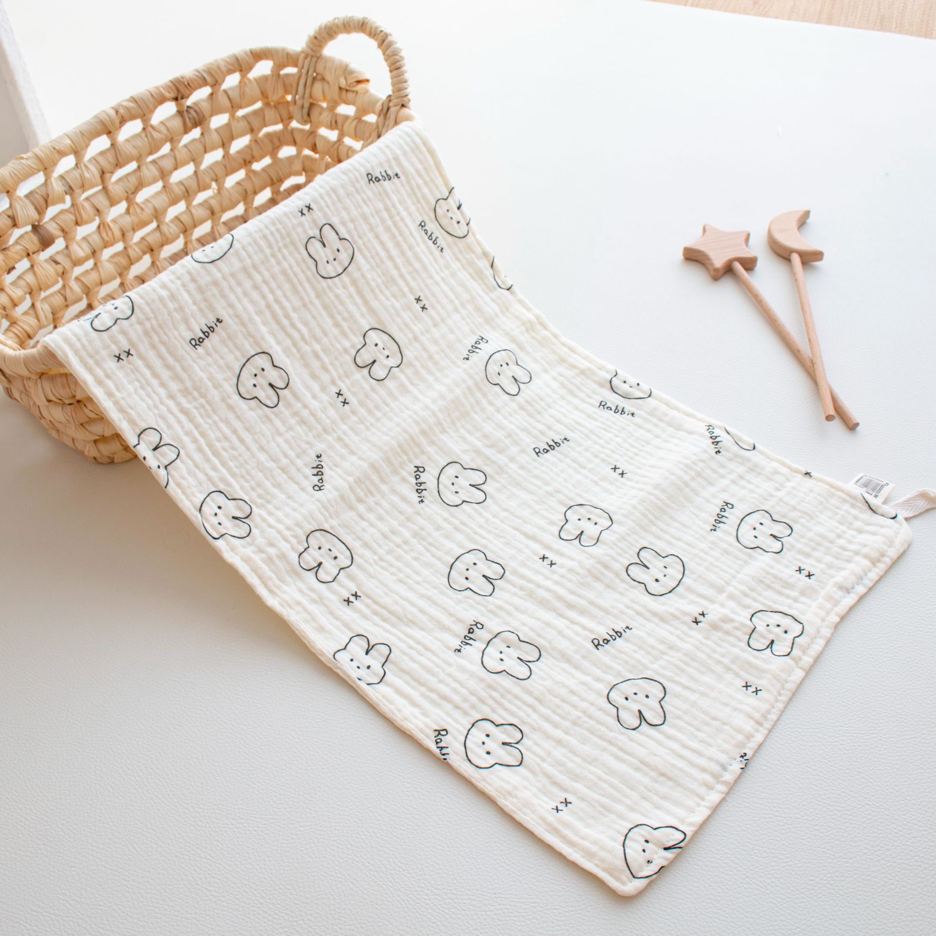 어린이 수건 25*50cm/30g 간단한 펜 토끼