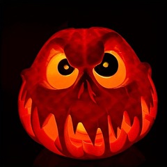 クロスボーダー新製品樹脂工芸品多目斜めカボチャハロウィン装飾装飾クリエイティブホームリビングルーム