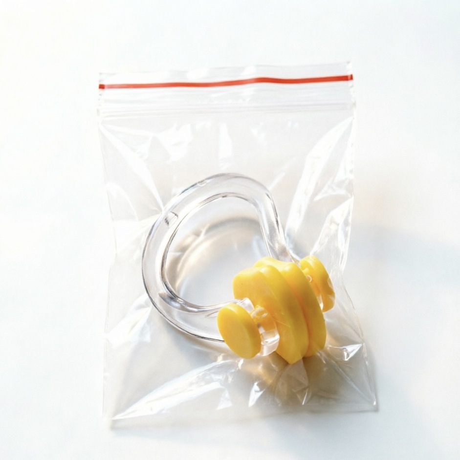 Pocket nose clip - yellow