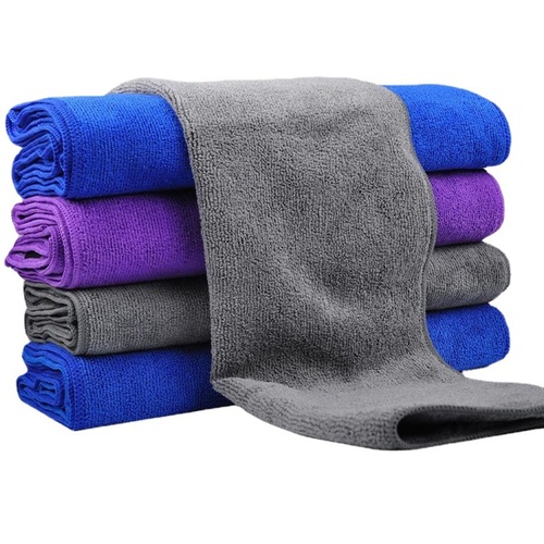Factory direct sales warp knitted thickened car towel 60*160 water absorbent microfiber car wash towel car cleaning supplies
