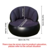 Dark blue inflatable sofa