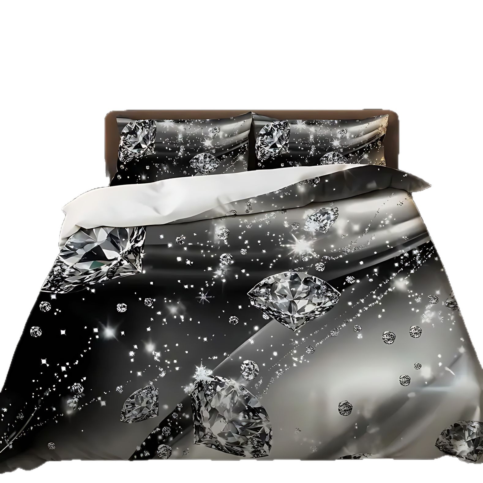 TEMU / JIT Transfrontier Soft Cover Kit Brilliant Diamond HD Digital Printed Bed