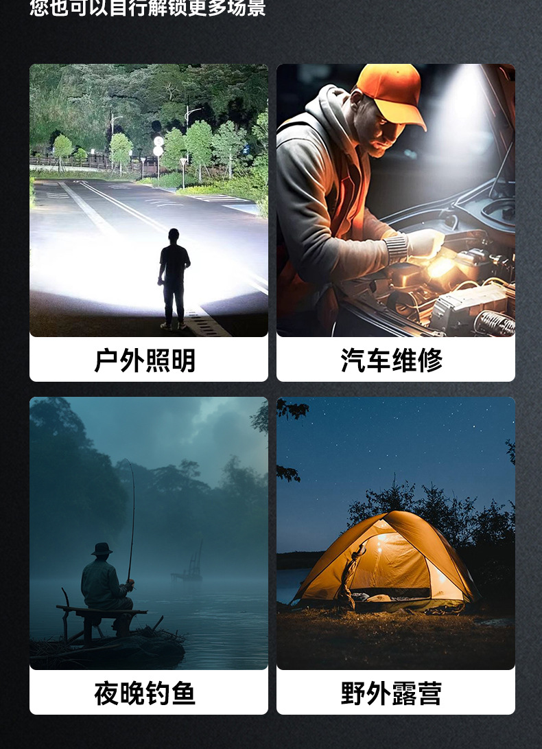 Cross-Border Electric Display Flashlight, Strong Light Laser Gun, Rechargeable, Portable, Long-Lasting, Ultra-Bright Emergency Long-Range Outdoor Lighting