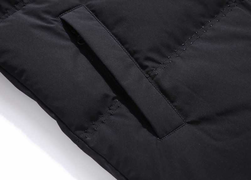 Men's Down Jacket Winter Warm Casual Standing Collar Short Coat_voghion.com