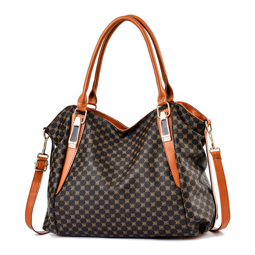 [Foreign trade women's bags] Middle-aged mother's bag  autumn and winter new fashion handbag large capacity single shoulder crossbody bag