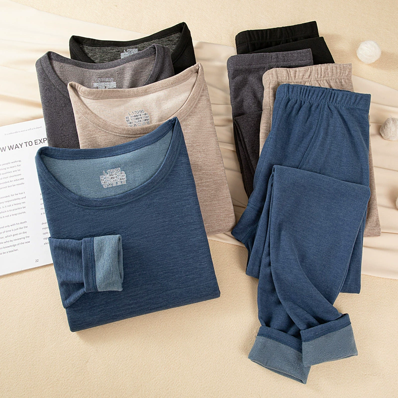 Кашемир шелковица Мужское термобелье Комплект немецкая двухсторонняя шерстевая шерстяная шерсть мужская осенняя одежда осенние брюки женские осенние и зимние волосы