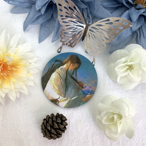 We will buy wine from the original friends and the surrounding anime tinplate cartoon badges brooches and pendants Xiao Chiye Shen Lanzhou