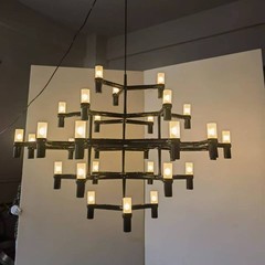 中山工場直売きわめてシンプルな北欧現代ファッションシンプルな別荘高ホール照明器具個性創意複式