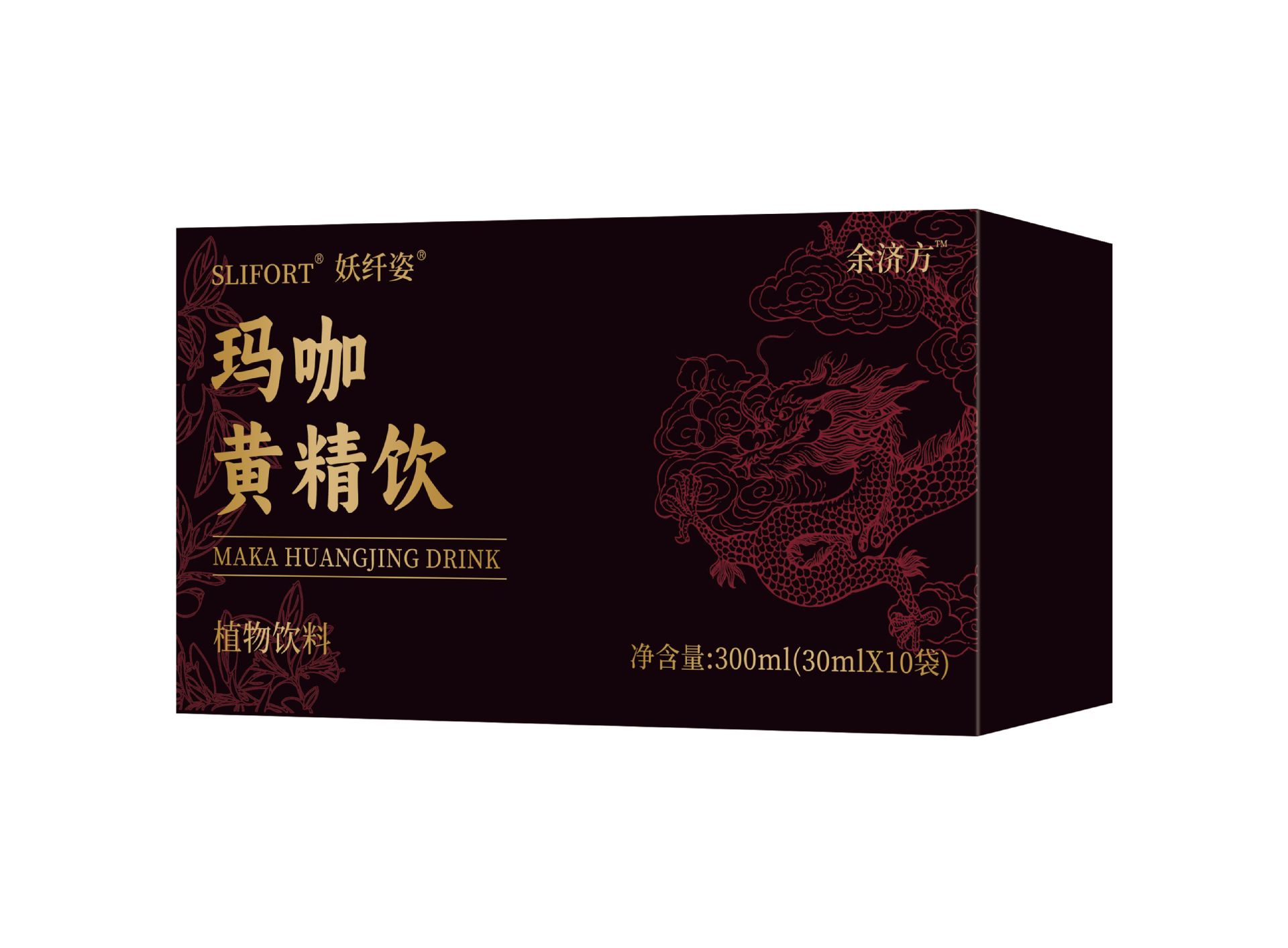 Five Leaf Fig Root Cactus Herbal Drink Ready to Drink Oral Beverage 300ml 10 Bottles quality and texture