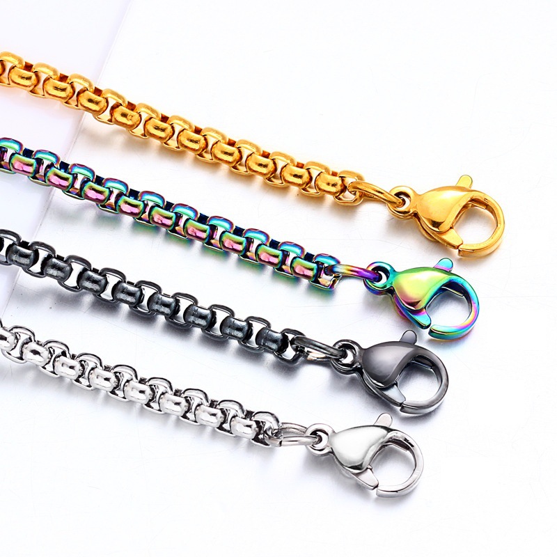 Simple Style Geometric Stainless Steel Plating Necklace 1 Piece