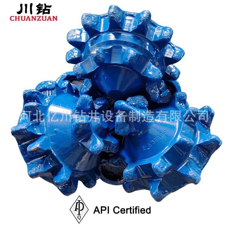 8 1/2英寸 IADC127 打水井中软地层钻速快橡胶密封轴承钢齿牙轮钻