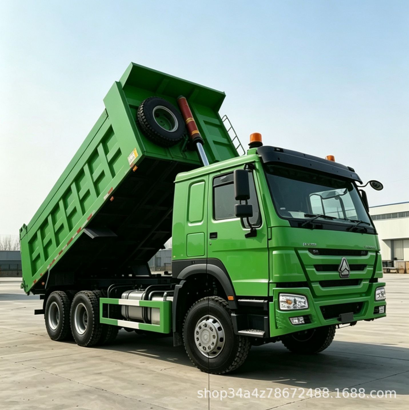 Overseas Howo 6X4 Dump Truck 371 Horsepower Dump Truck Engineering Vehicle Rear Dump Truck Deposit