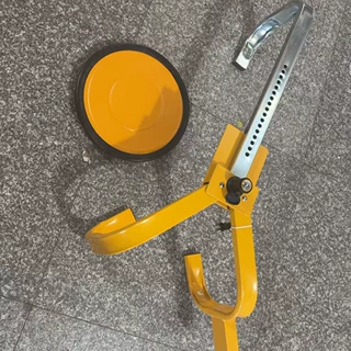 汽车锁夹子车轮锁suv锁三叉车位锁带吸盘车轮锁具批发防盗神器