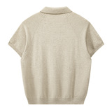 ZF8109-B潮牌海鸥领针织短袖T恤简约时尚cleanfit透气上衣，男装针织衫/毛衣，星座614