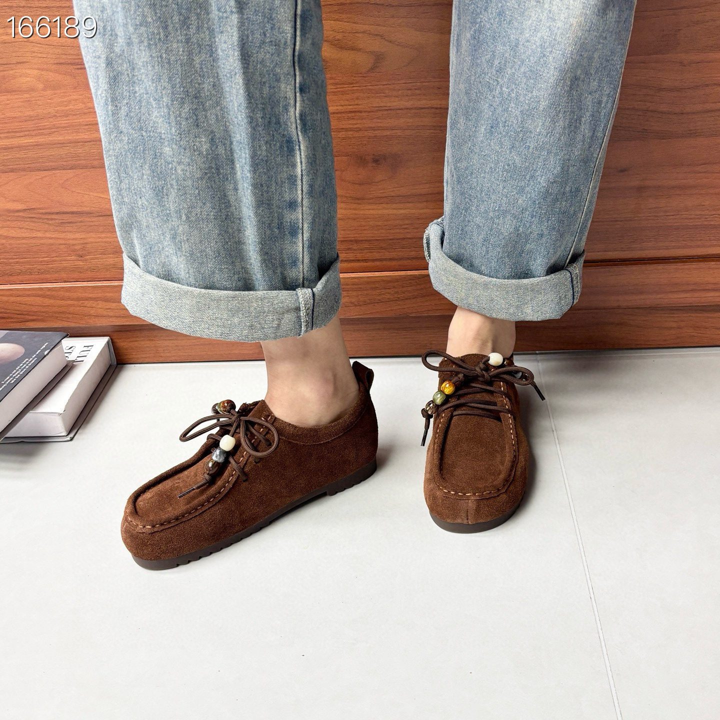 Giày bệt nữ da thật mùa Thu Đông 2025 kiểu Birkenstock đế mềm — Cà phê, xám, Hồng
