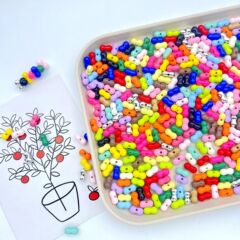 亚克力烤漆胖骨头串珠散珠钥匙扣手机链挂件手链 diy饰品配件批发
