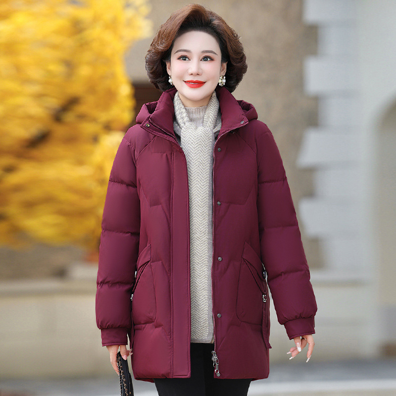 Elegant fashionable keep warm trend down jacket