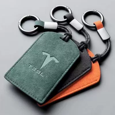 3D Nappa Leather Remote Key Card Protective Case Universal for Car 4S Shops, Gift with Customizable Logo Key Holder