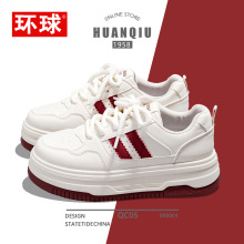 环球运动鞋女小众不撞款小白鞋春季学生校园休闲鞋子圆头轻便板鞋